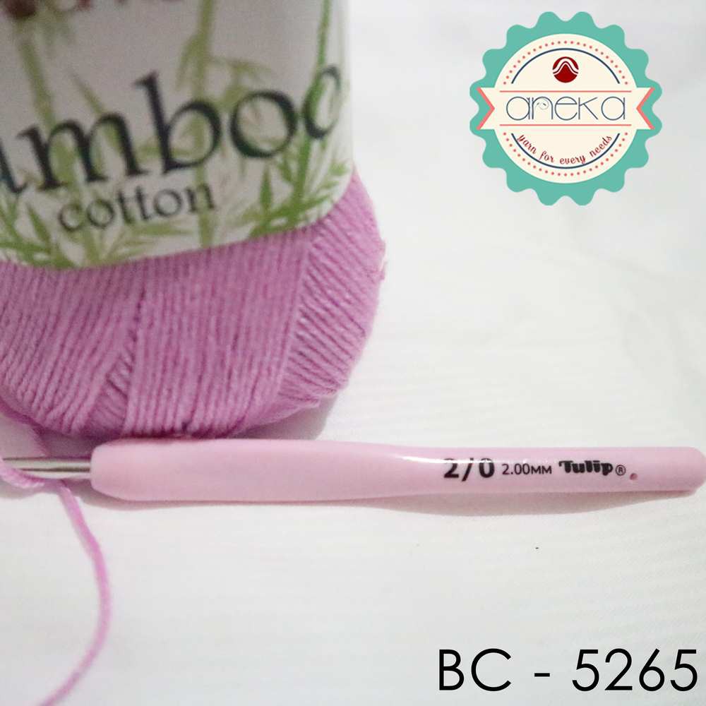 Benang Rajut Katun Bambu / Bamboo Cotton Yarn 1 - 5265 Ungu Lavender