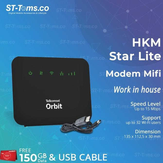 HKM 0126 / HKM0126 Orbit Star Lite Telkomsel Modem WiFi 4G