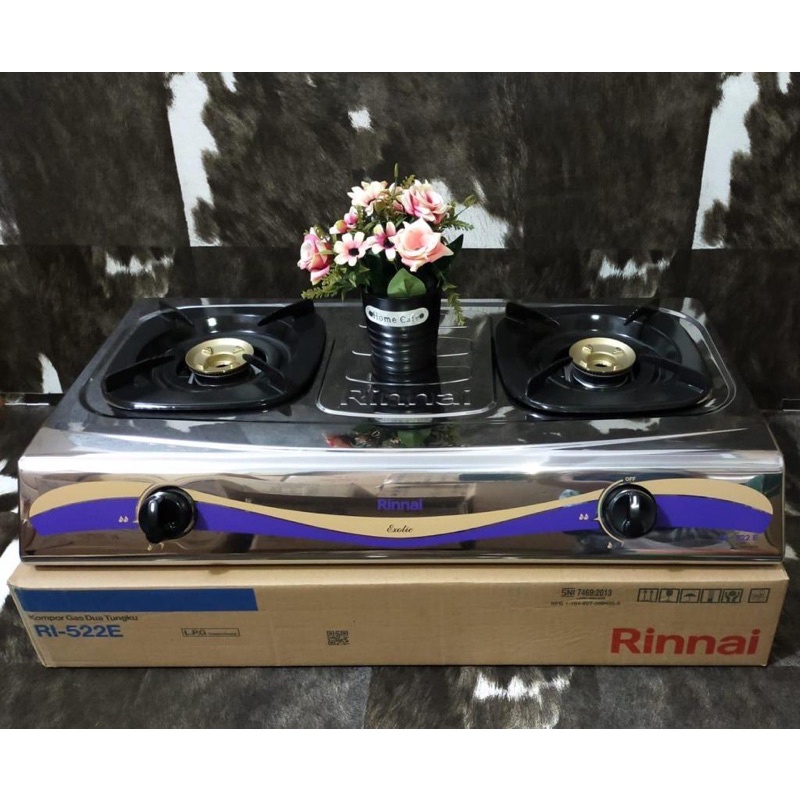 Jual Rinnai Kompor Gas Tungku Stainless Ri E Shopee Indonesia