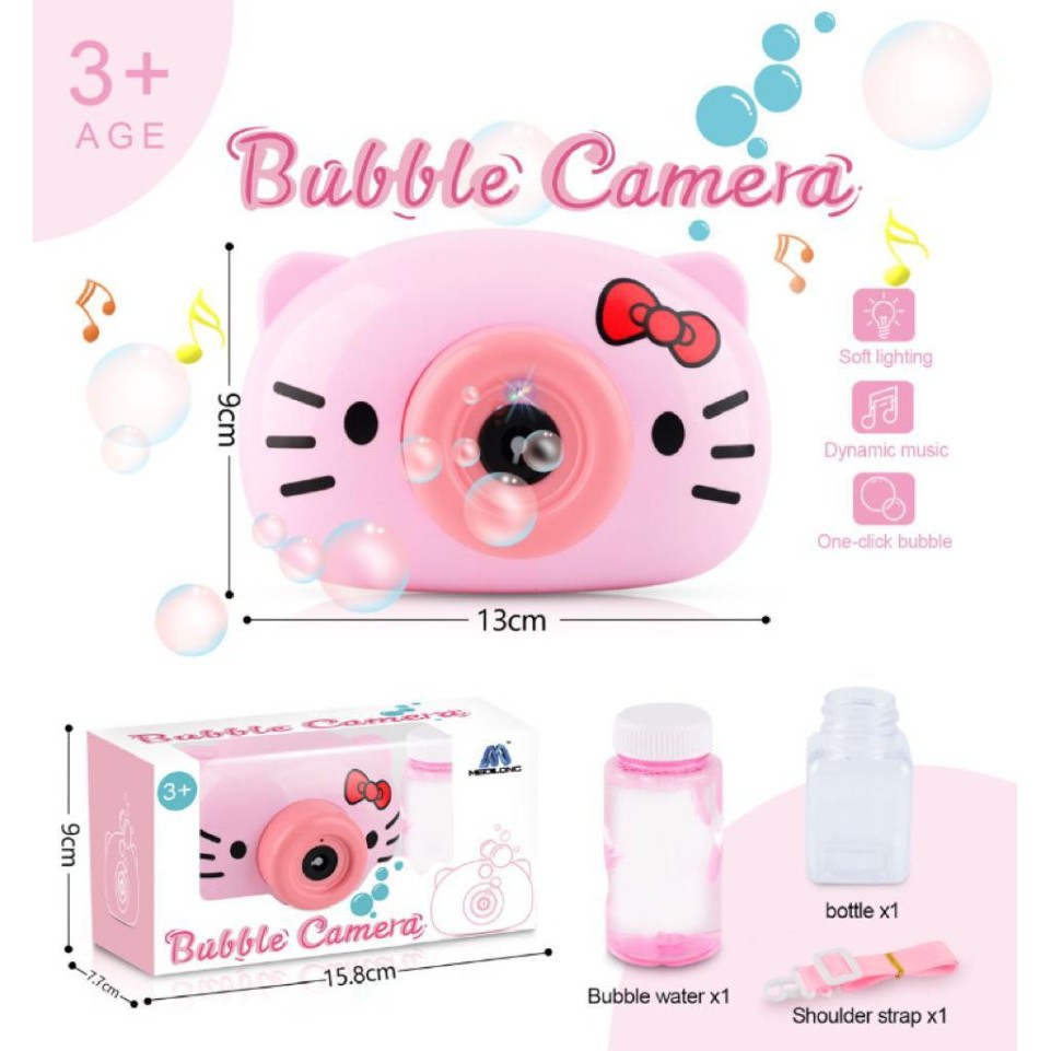 Mainan Edukasi Anak Bayi Kamera Foto Bubble (Baby Music Camera Buble Photo / Gelembung Lampu Musik )