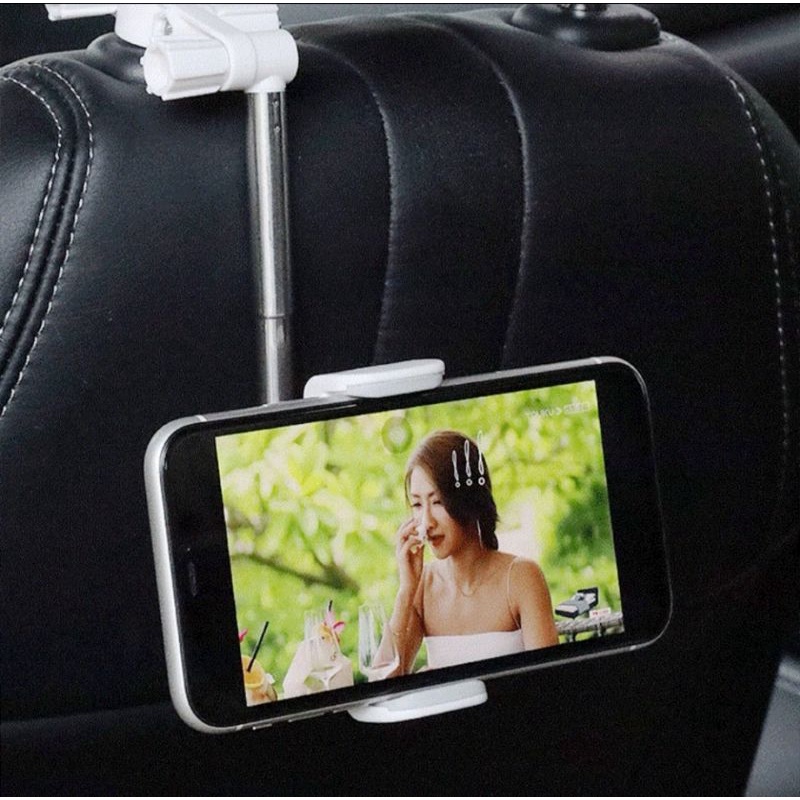 Phone Holder Handphone Hp Gantung Kaca Spion Mobil Car Jepit GPS Universal PhoneHolder 360