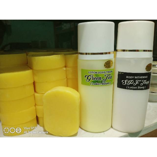 [TERMURAH] HB GREEN TEA + SABUN PADAT DOSTING ORIGINAL