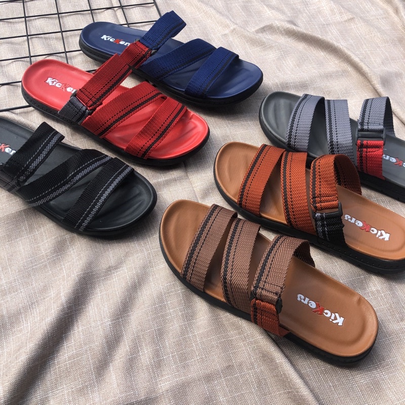 *PROMO TANPA KARDUS *  SLOP BISBAN 6 Sendal SANDAL PRIA cowok termurah terlaris Sendal / Sandal Pria / Laki Laki Slip Original Premium Terbaru PVC Termurah Terbaru Murah Lebay Import Premium Model Cowok Sendal Pria Kasual Ukuran 39 Sampai 43