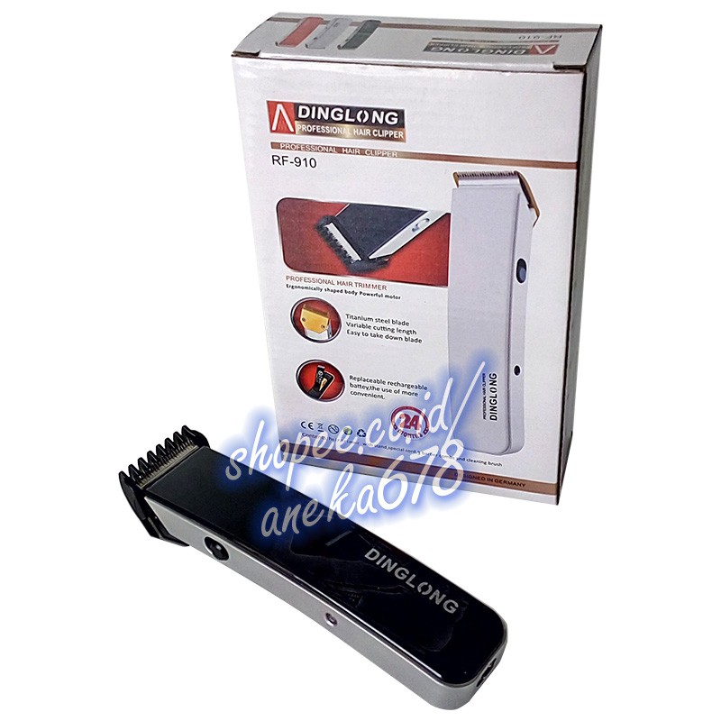 DINGLONG RF-190 Hair Clipper Alat Cukur Rambut Bulu Cambang, Brewok