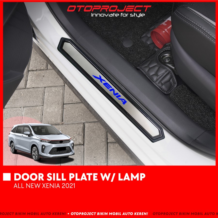 SILL PLATE SAMPING XENIA 2021 LAMPU ORI DESIGN