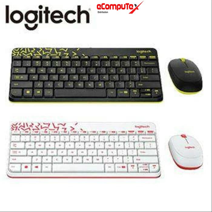 KEYBOARD + MOUSE WIRELESS LOGITECH MK240 NANO GARANSI RESMI