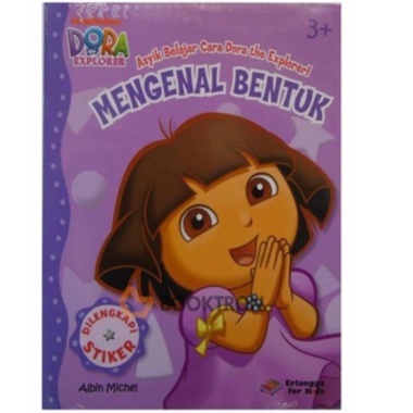 Buku asyik belajar cara dora the explorer mengenal bentuk