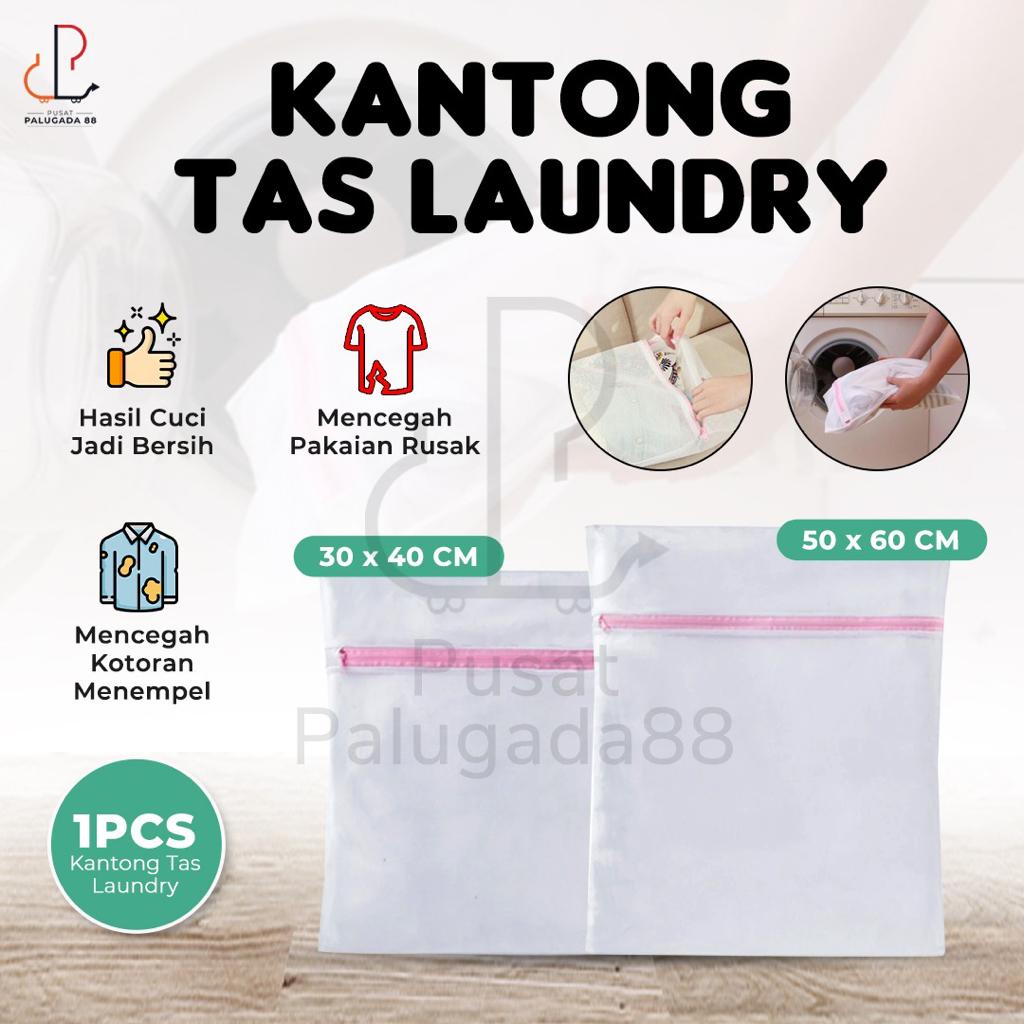 Kantong Jaring Tas Laundry Jaring Bag Tempat Pakaian Washing Celana Baju Bra Net Mesin Cuci 30x40 50x60 50 x 60 30 x 40