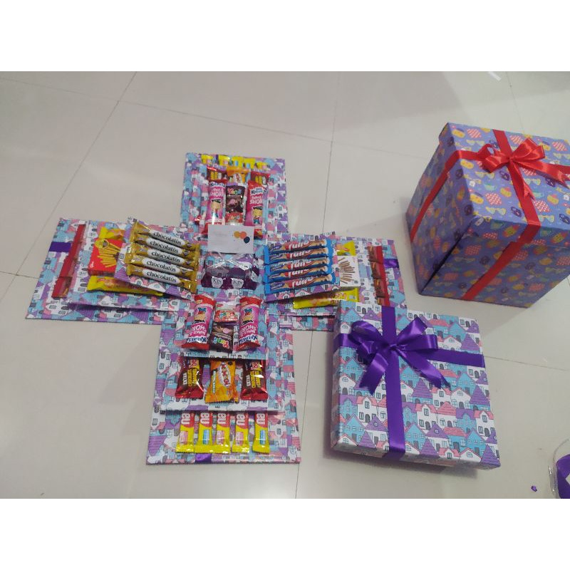 box snack surprise box surprise hadiah ulang tahun kado