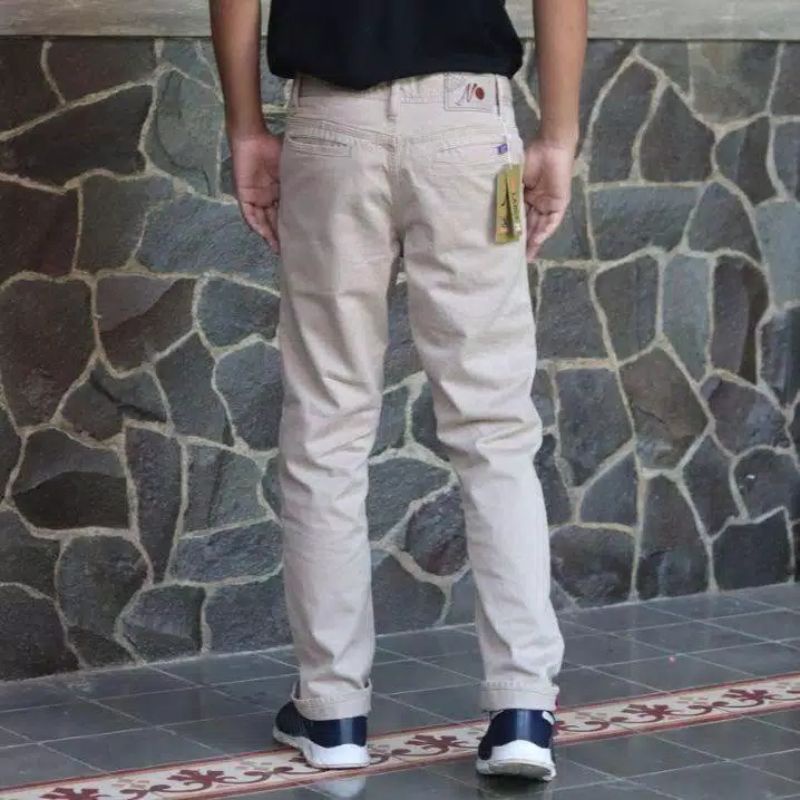 Celana Kanvas Casual Panjang Pria / Celana Chinos Pria Standar Original