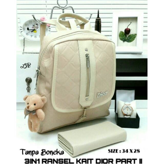 TAS RANSEL KAIT DIOR
