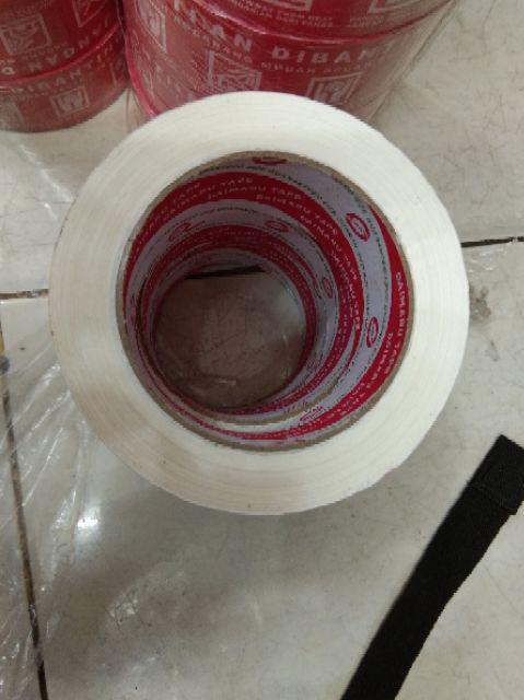 Daimaru Tape - Lakban - Fragile - Merah/putih - 2 Inchi 100 Meter