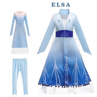 Promo Kostum Frozen 2 Elsa Dua Dress Princess Baju Anak Putri Set 3