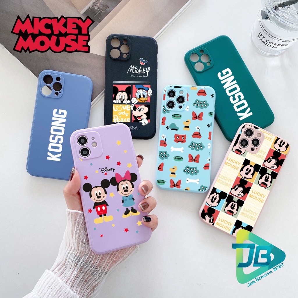 CASE CASING SOFTCASE SILIKON MACARON PELINDUNG KAMERA MICKEY MOUSE OPPO VIVO SAMSUNG XIAOMI REALME IPHONE ALL TYPE JB5297