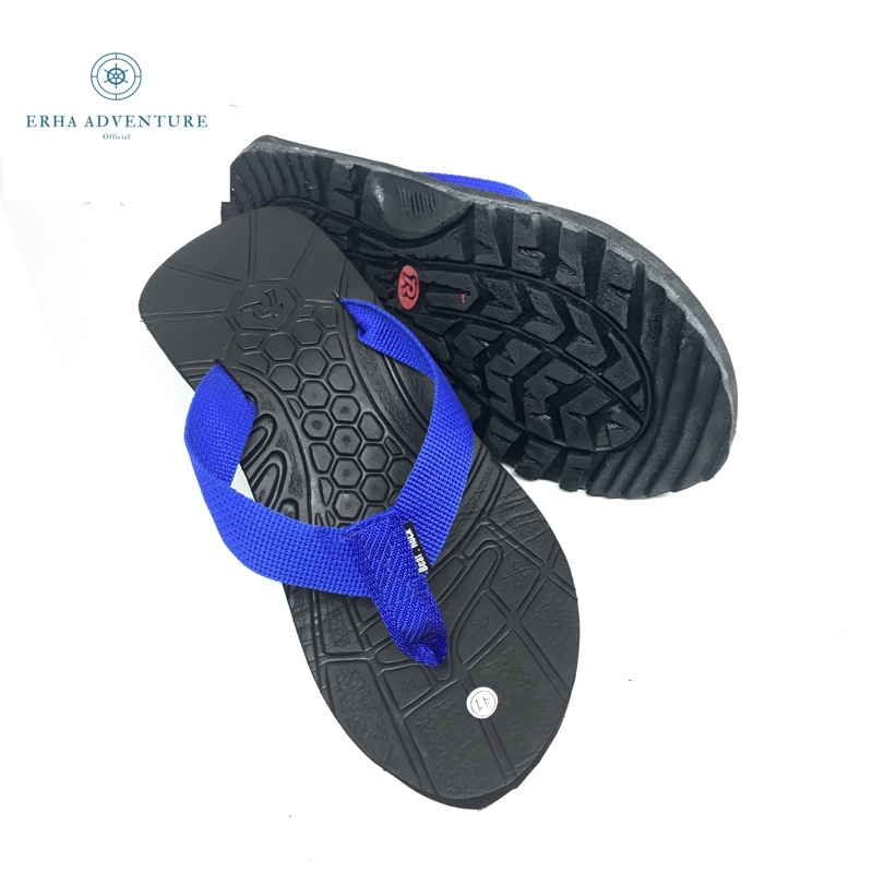 SANDAL GUNUNG SANDAL PRIA SANDAL OUTDOOR SANDAL HIKING SEPATU PRIA SANDAL MURAH SANDAL JEPIT SANDAL GUNUNG MURAH SANDAL JEPIT ADVENTURE PRIA-Jepit Biru