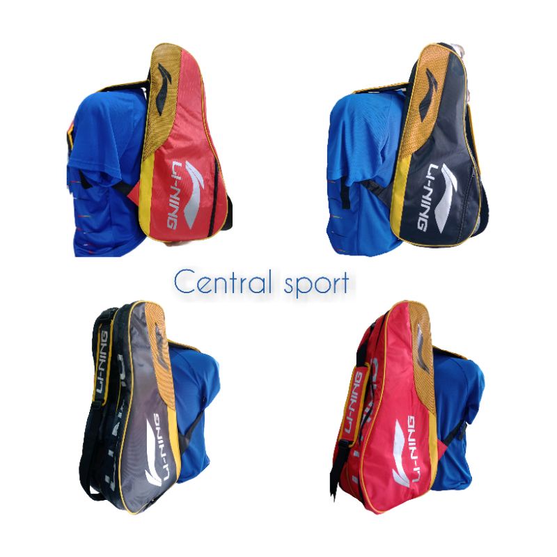 LI-NING Tas raket badminton lining ransel murah 2R tebal