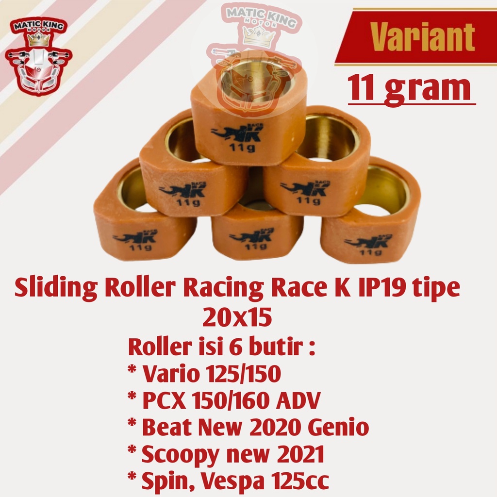 Sliding Roller Racing Vario 125 150 Fi ESP PCX ADV 150 160 Beat Genio 2020 Deluxe Scoopy 2021 Spin Vespa 125 Race K IP19 2015