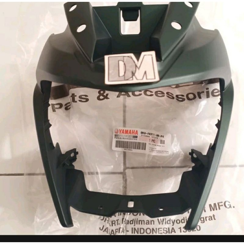 Body cowling cover batok lampu depan All new Vixion R 155 hijou lumut dof Original Ygp