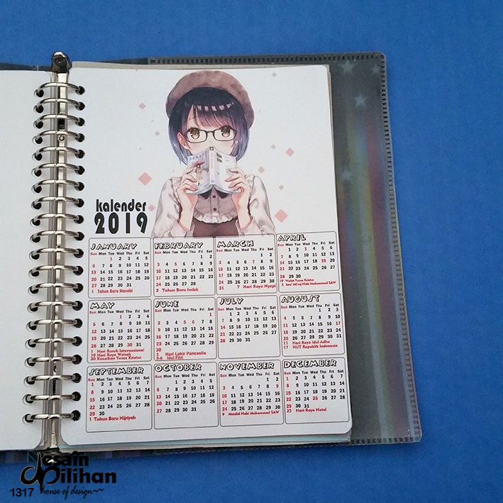 

Kalender 2025 tema Anime Binder Organizer (tahun bisa request) semua ukuran binder