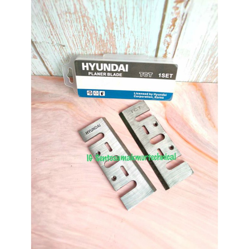 HYUNDAI Planer Blade Mata Ketam Serut Sugu Pasah Kayu TCT 82 MM