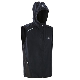 mens sleeveless jacket with hood