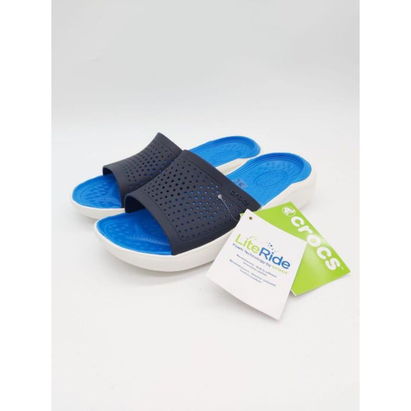 Crocs Literide slide / Sandal Pria wanita / Sandal Crocs literide slide/ crocs pria wanita