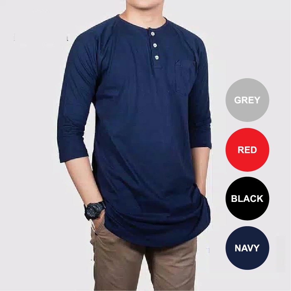 TRK Baju Muslim Kurta Kaos Polos Pria Shopee Indonesia TRK Baju Muslim Kurta Kaos Polos Pria Shopee Indonesia