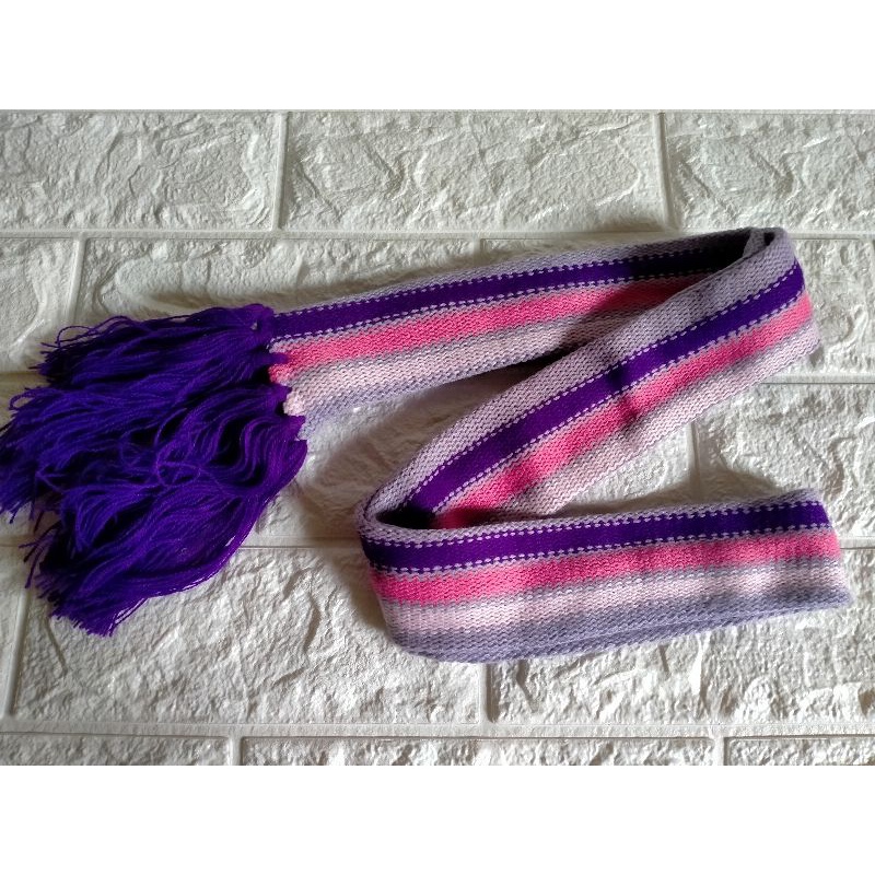 Syal Rajut Anak Penghangat Leher - Ungu