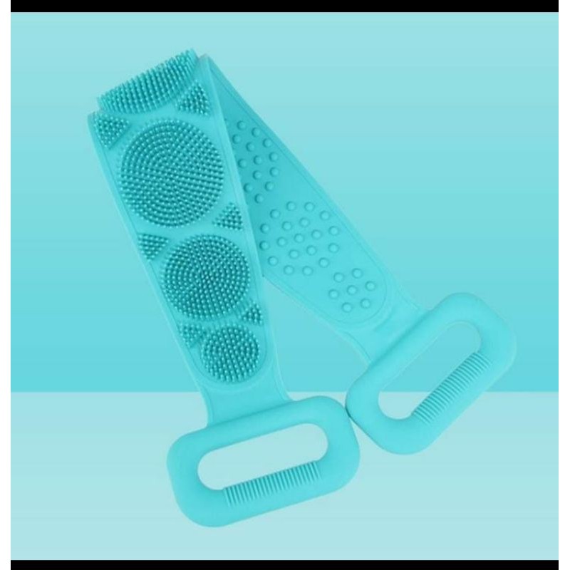 Sikat Punggung Scrubber /Silicone Bath Brush Massage Towel -Silikone Mandi Punggung Karet