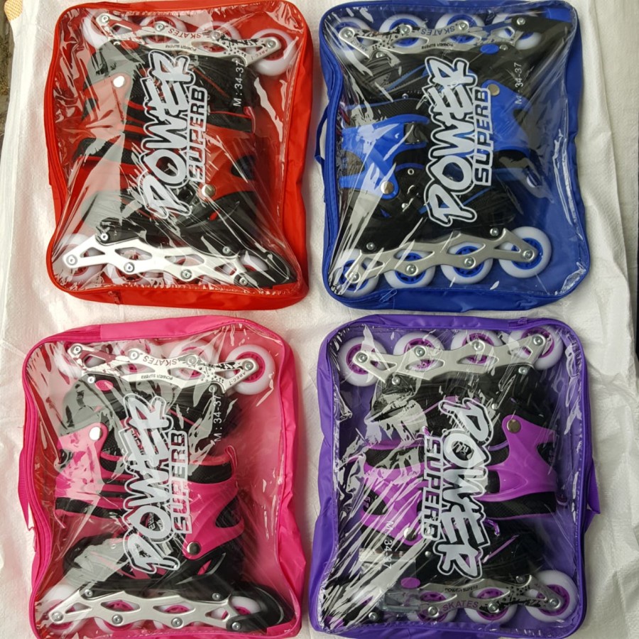 SEPATU RODA INLINE SKATE POWER LINE POWER SUPERB+Roda BAJAJ