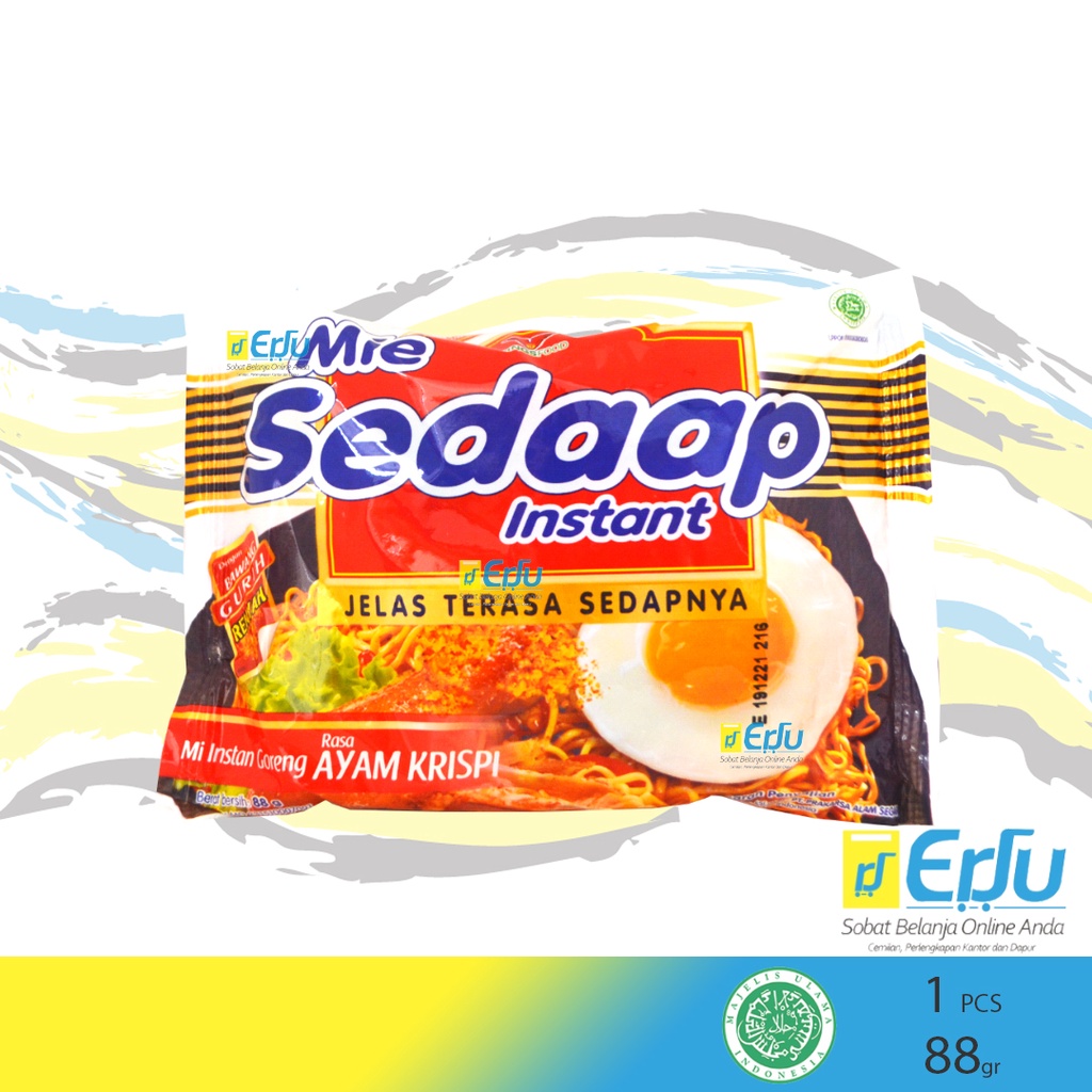 

ECER Mie Sedaap Goreng Ayam Krispi Mie Instan Goreng - 88gr