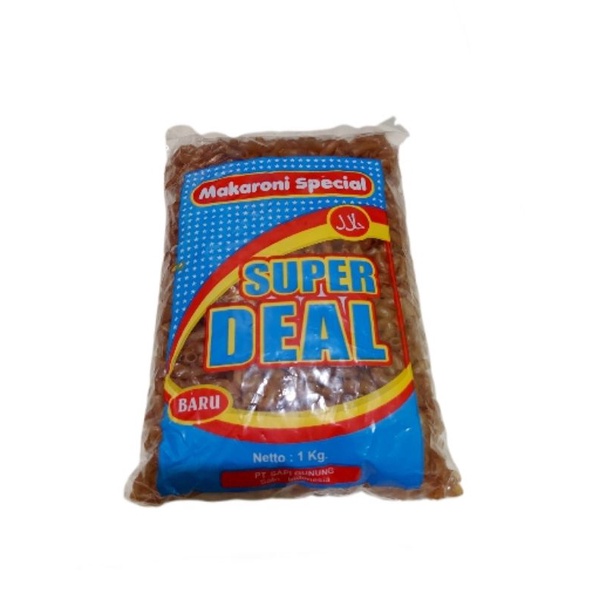 

MAKRONI MENTAH SUPER DEAL 1KG