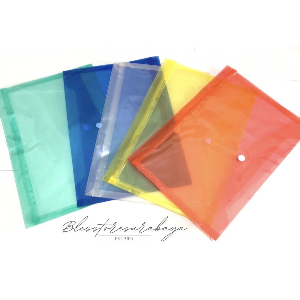 

[BS 422] (12pcs) Map Kancing File Plastik Microtop MT-208