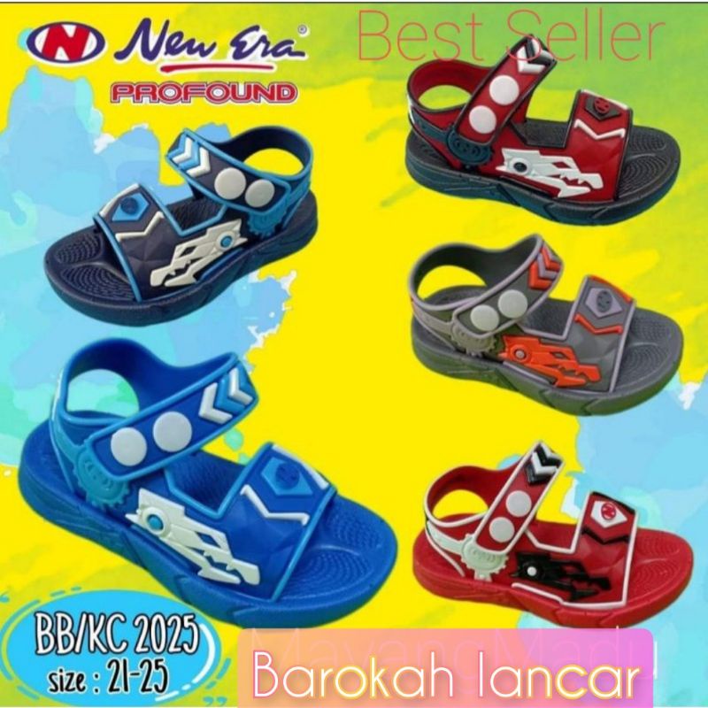 SANDAL LET ANAK NEW ERA BB/KC 2025 SIZE 21-25