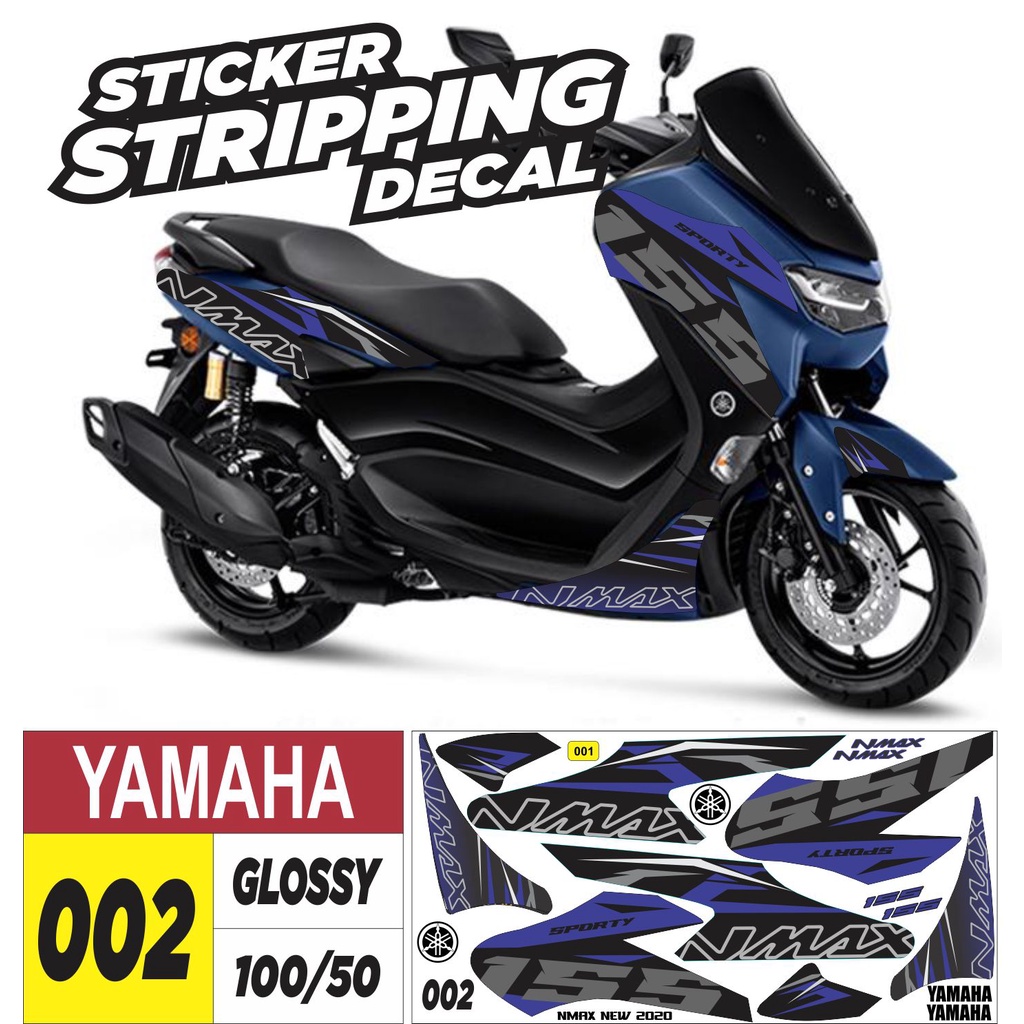 Jual Sticker Decal Striping Yamaha New Nmax Variasi Glossy Packing Amamn Semua Ready