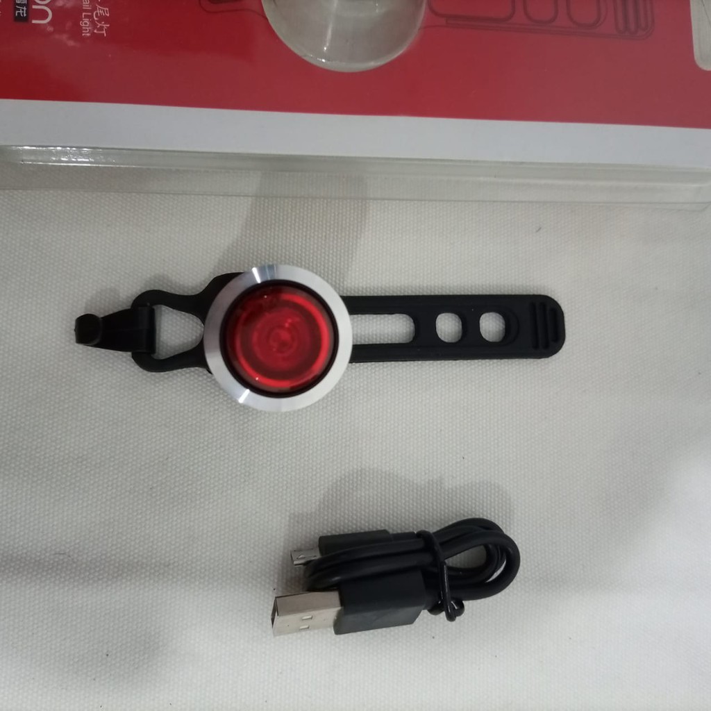 Lampu Belakang Sepeda LED Smart Gaciron W06 Rechargeable Sepeda Gowes Cas USB W06 Brake System