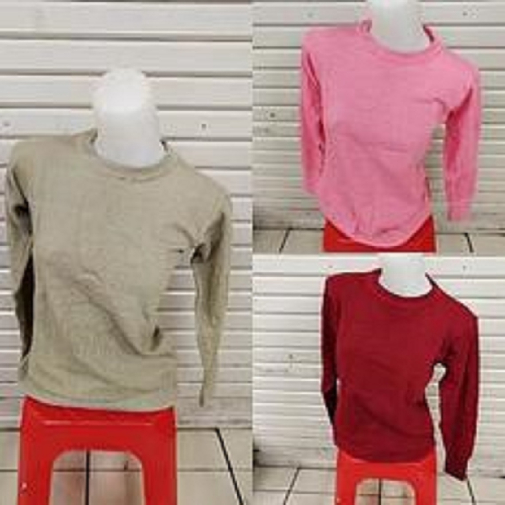 [KB Polos Rajut BC]Blouse wanita rajut CREAM/RED/SALEM