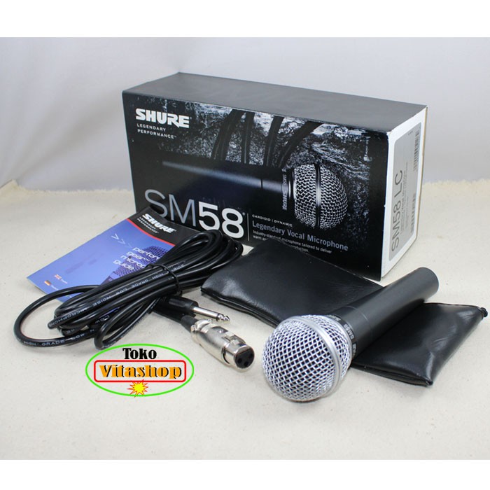 Mikropon SHURE SM 58 Series Kable / Mik Cable Microphone Mic Kabel Sure Original