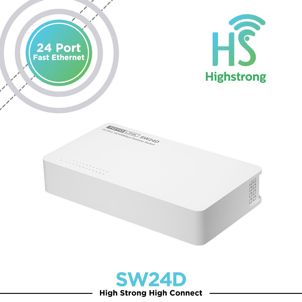 TOTOLINK SW24D - 24 Port 10/100Mbps Desktop Switch
