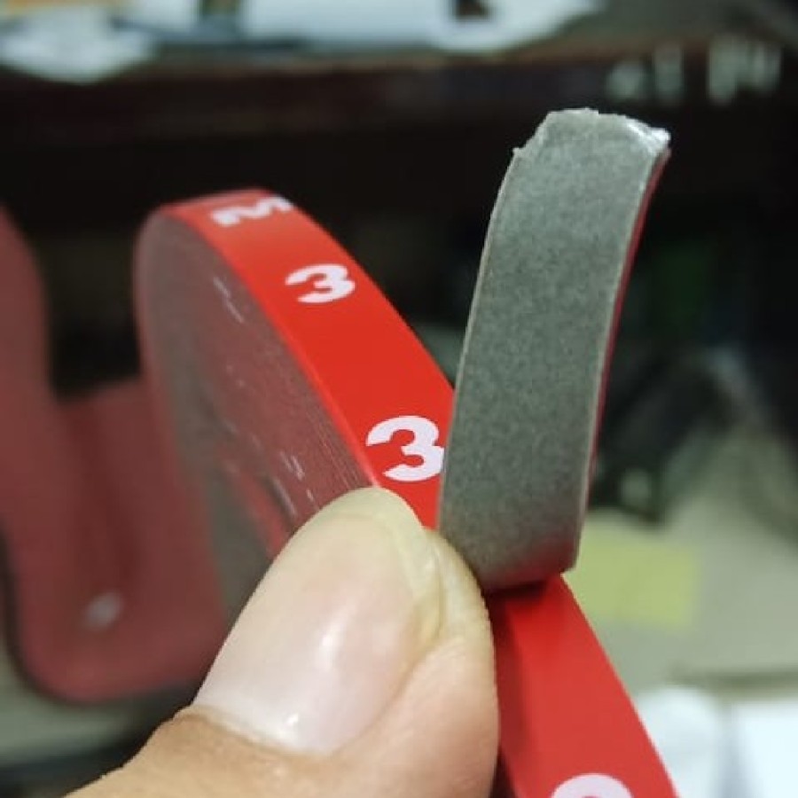 Double Tape 3M 8mm x 33meter Double Tape PE Foam