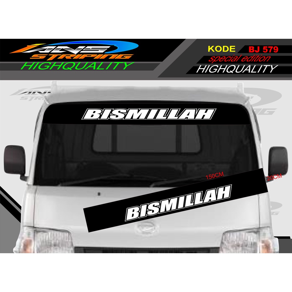 STIKER KACA DEPAN MOBIL L300 / GRANDMAX / PICK UP / CARRY / STIKER KACA DEPAN MOBIL PICK UP / DECAL STIKER PICK UP