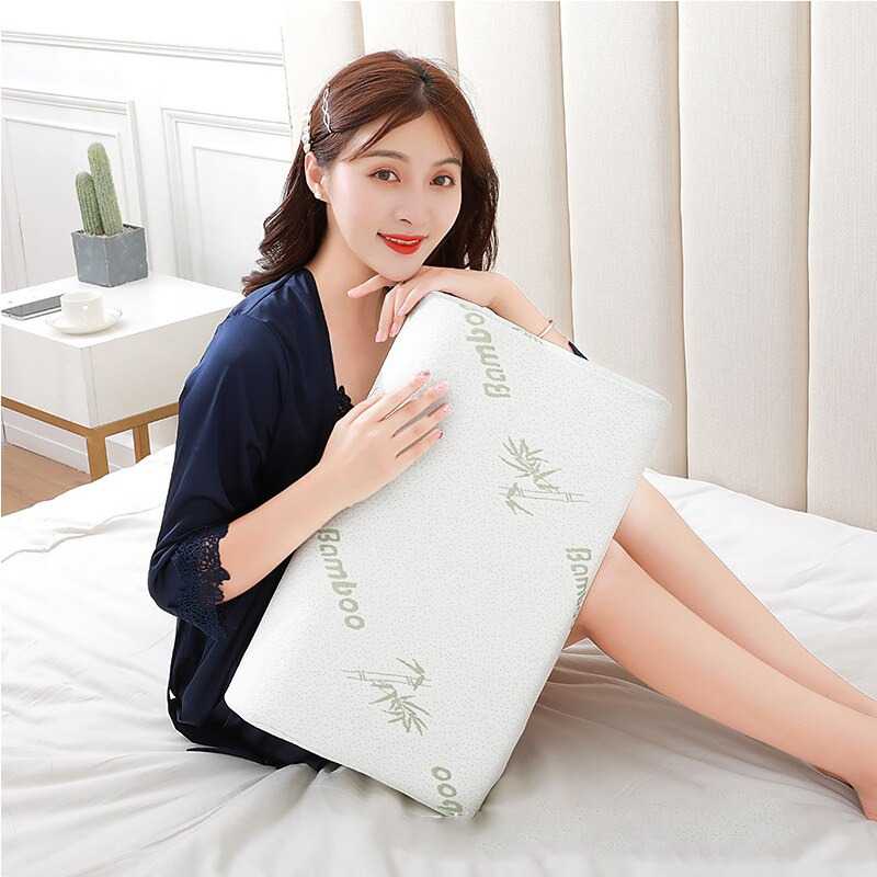 Bantal Ortopedi Pillow Memory Foam Slow Rebound Orthopedic Bamboo Kesehatan