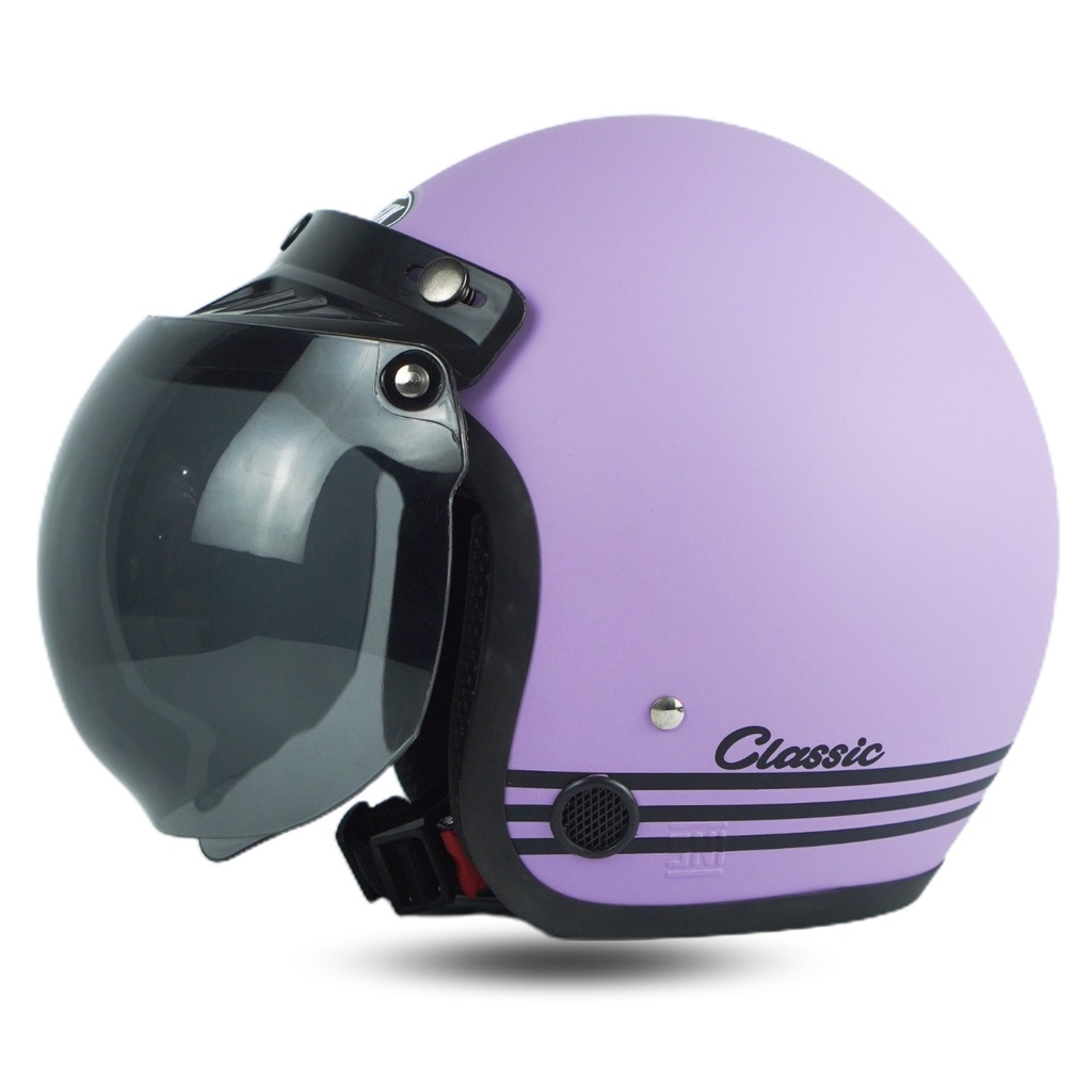 Helm Bogo Dewasa Retro Motor Sni Pria Wanita Terbaru