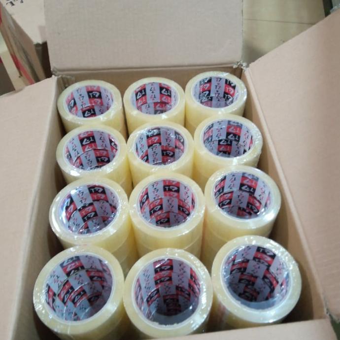 

Lakban Bening Cokelat T7 TAPE 45 mm/2 inch x 72/90/100 yard (1 karton)