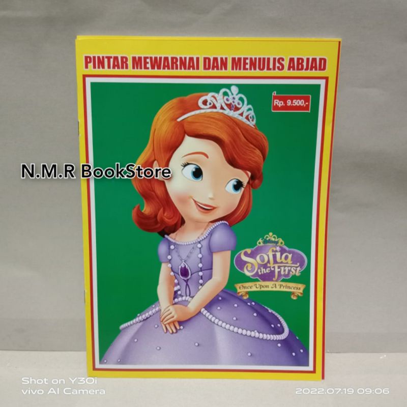 buku anak//buku mewarnai//sofia the first