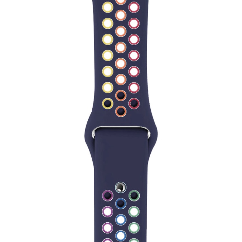 Tali✅Nike Sports Rainbow Watch Strap For Series 8 7/SE/6/5/4/3/2/1 iWatch 44mm 42mm 40mm 38mm Nike Sport Loop Band