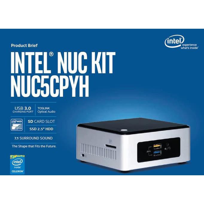MINI PC INTEL NUC5CPYH / NUC5 CPYH / NUC 5CPYH KIT (BAREBONE)