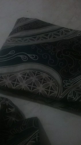 Couple Batik Pinguin Series Alena Brokat Tile Lengan Panjang Free Slendang