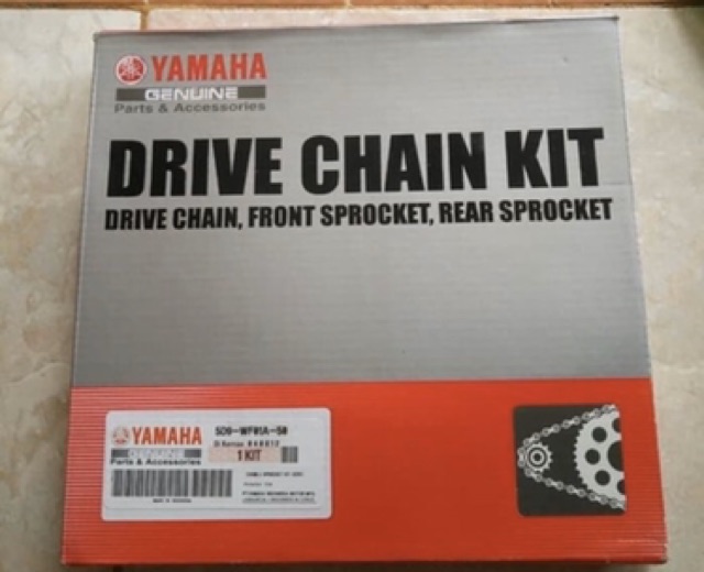 GEARSET GIRSET PAKET PLUS RANTAI YAMAHA VEGA ZR / JUPITER Z ROBOT 2010 5D9 ORIGINAL YGP