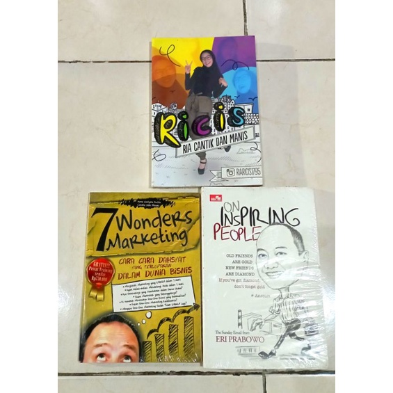 PROMO PAKET OBRAL BUKU MOTIVASI ( 3 BUKU 35 RB) / PENGEMBANGAN DIRI / INSPIRASI / MOTIVASI / BUSSINESS / SELF REMINDER / MURAH ORIGINAL-PAKET 20RB